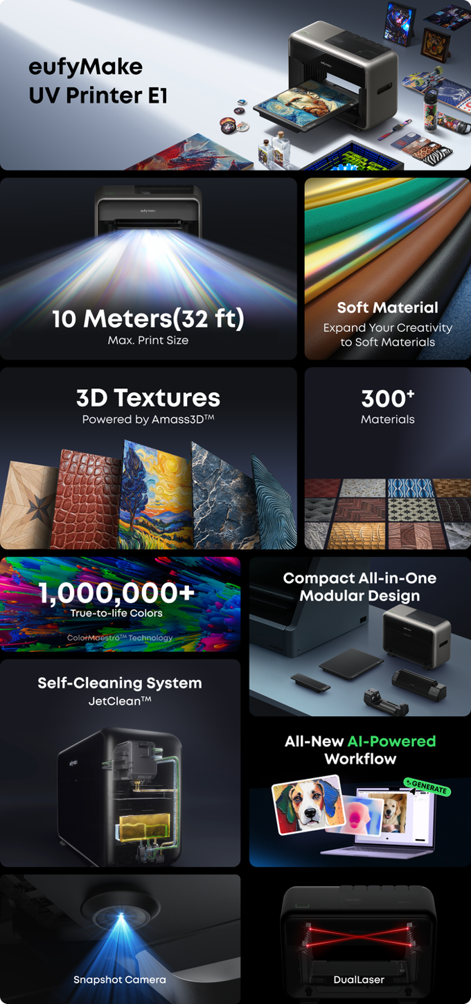 EufyMake E1 Specifications
